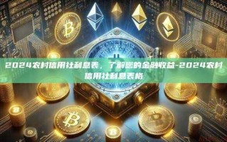 2024农村信用社利息表，了解您的金融收益-2024农村信用社利息表格