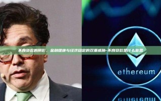 不良贷款的阴影，金融健康与经济稳定的双重威胁-不良贷款是什么意思